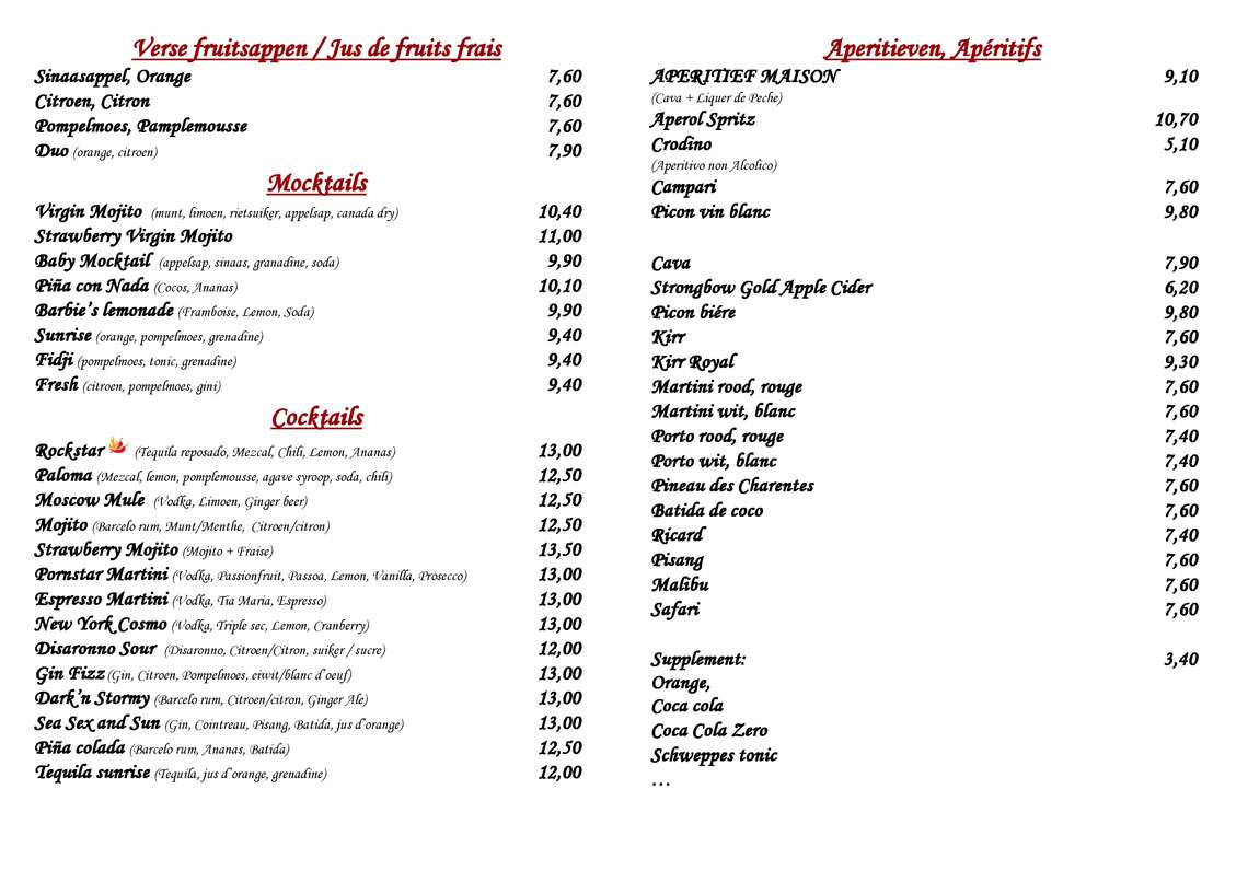 AL 2025 P3 -  - Menu